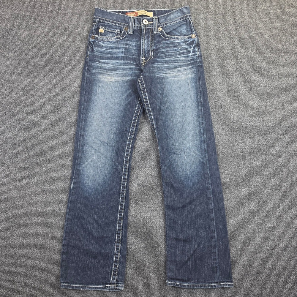 Big Star Pioneer Regular Boot Cut Jeans Women's 28S Dark Wash Mid Rise Western